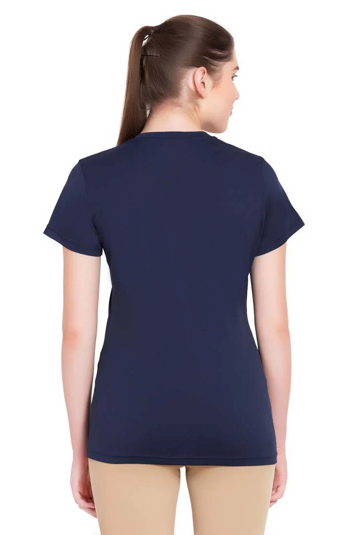 TuffRider Ladies Taylor Tee Short Sleeve T-Shirt - Image 6