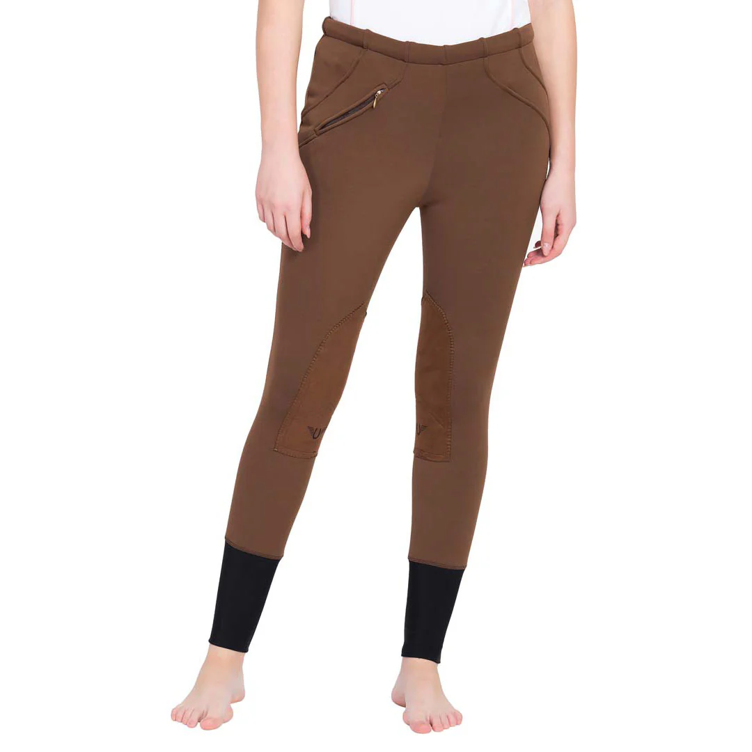 TuffRider Ladies Unifleece Pull-On Winter Breeches - Image 11
