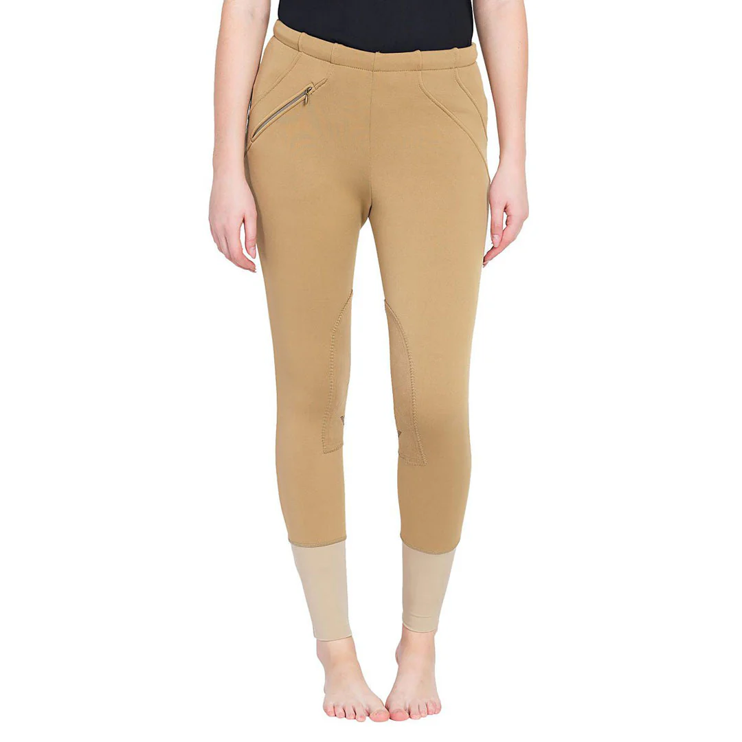 TuffRider Ladies Unifleece Pull-On Winter Breeches - Image 2