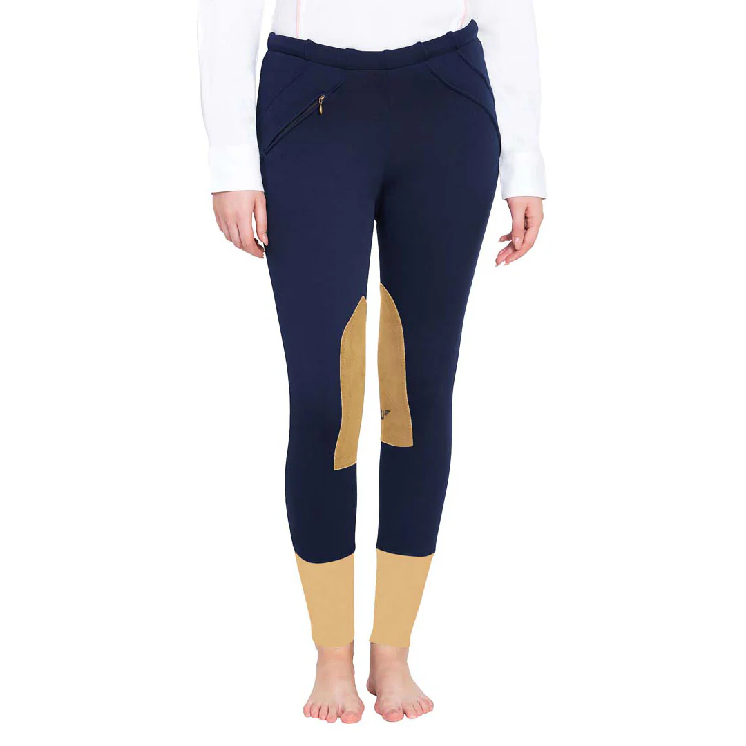 TuffRider Ladies Unifleece Pull-On Winter Breeches - Image 6