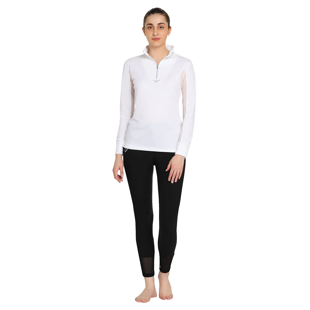 TuffRider Ladies Long Sleeve Ventilated Technical Sport Shirt – UV Protection, Quick-Dry, Mesh Undersleeves - Image 10