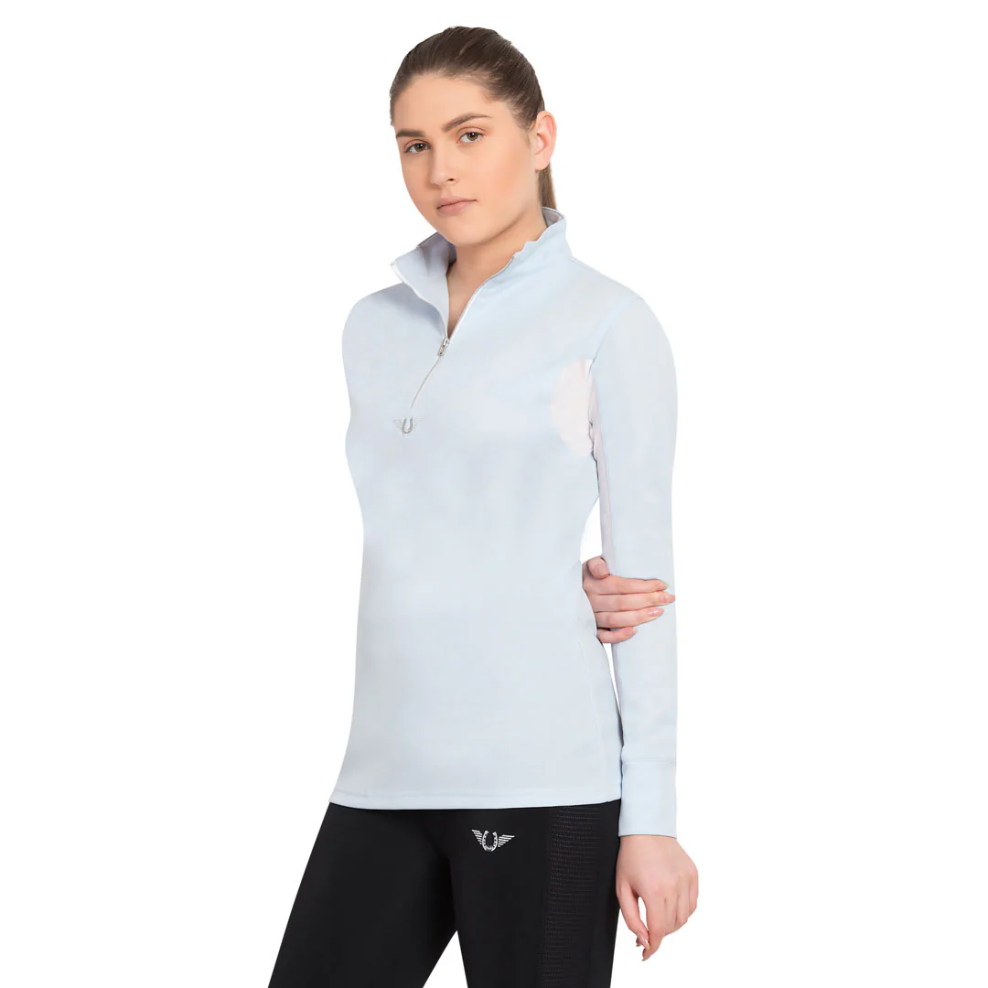 TuffRider Ladies Long Sleeve Ventilated Technical Sport Shirt – UV Protection, Quick-Dry, Mesh Undersleeves - Image 12