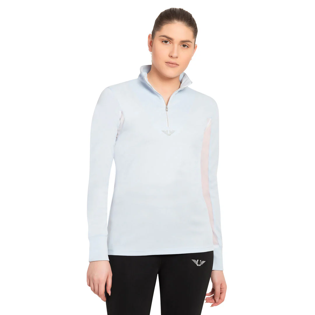 TuffRider Ladies Long Sleeve Ventilated Technical Sport Shirt – UV Protection, Quick-Dry, Mesh Undersleeves - Image 14