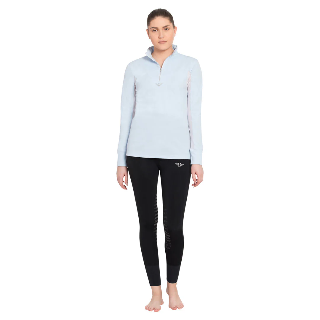 TuffRider Ladies Long Sleeve Ventilated Technical Sport Shirt – UV Protection, Quick-Dry, Mesh Undersleeves - Image 15