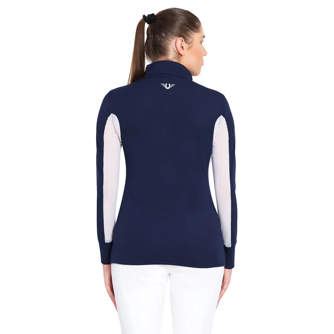 TuffRider Ladies Long Sleeve Ventilated Technical Sport Shirt – UV Protection, Quick-Dry, Mesh Undersleeves - Image 17