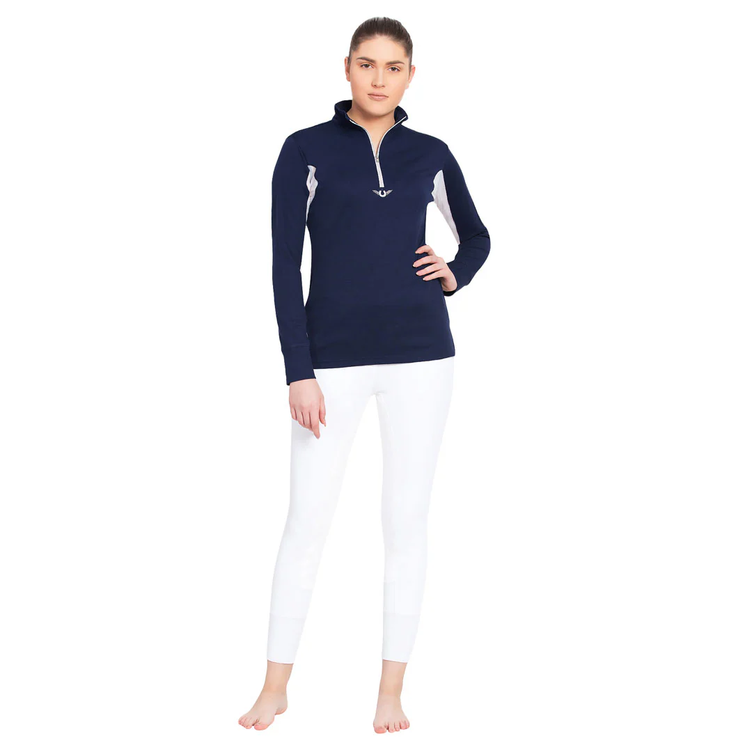 TuffRider Ladies Long Sleeve Ventilated Technical Sport Shirt – UV Protection, Quick-Dry, Mesh Undersleeves - Image 18