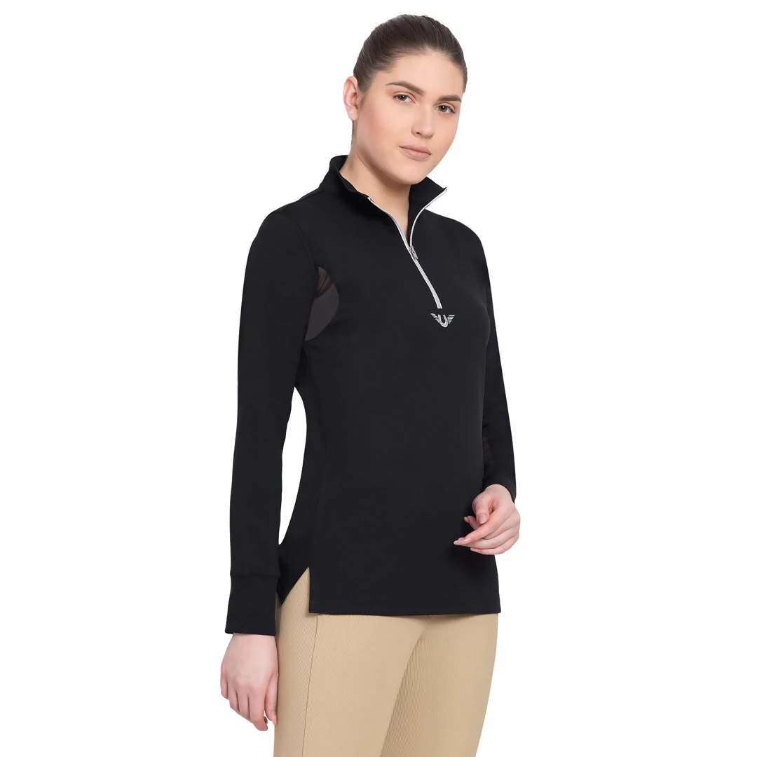 TuffRider Ladies Long Sleeve Ventilated Technical Sport Shirt – UV Protection, Quick-Dry, Mesh Undersleeves - Image 20