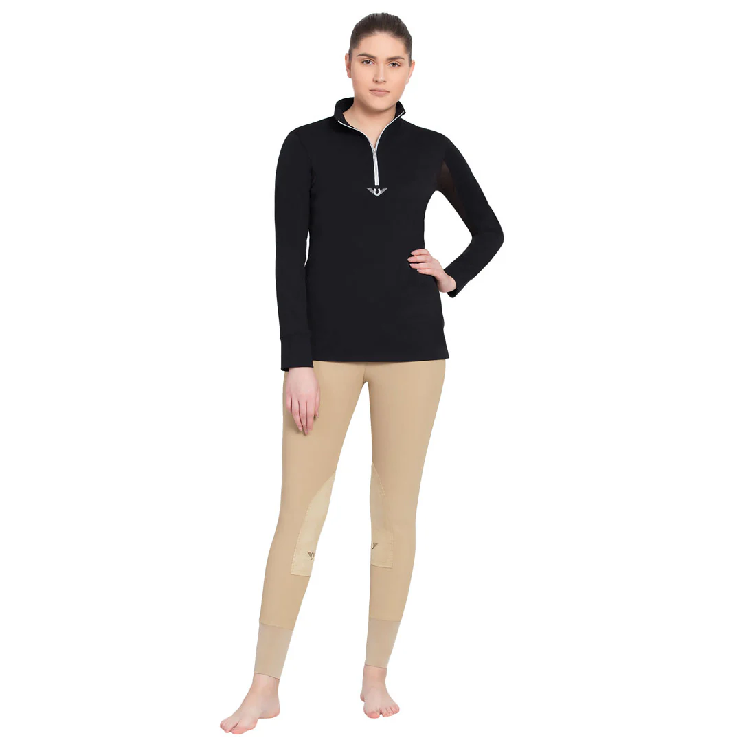 TuffRider Ladies Long Sleeve Ventilated Technical Sport Shirt – UV Protection, Quick-Dry, Mesh Undersleeves - Image 24