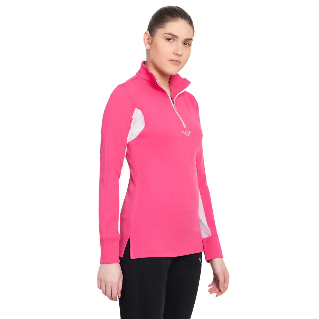 TuffRider Ladies Long Sleeve Ventilated Technical Sport Shirt – UV Protection, Quick-Dry, Mesh Undersleeves - Image 25