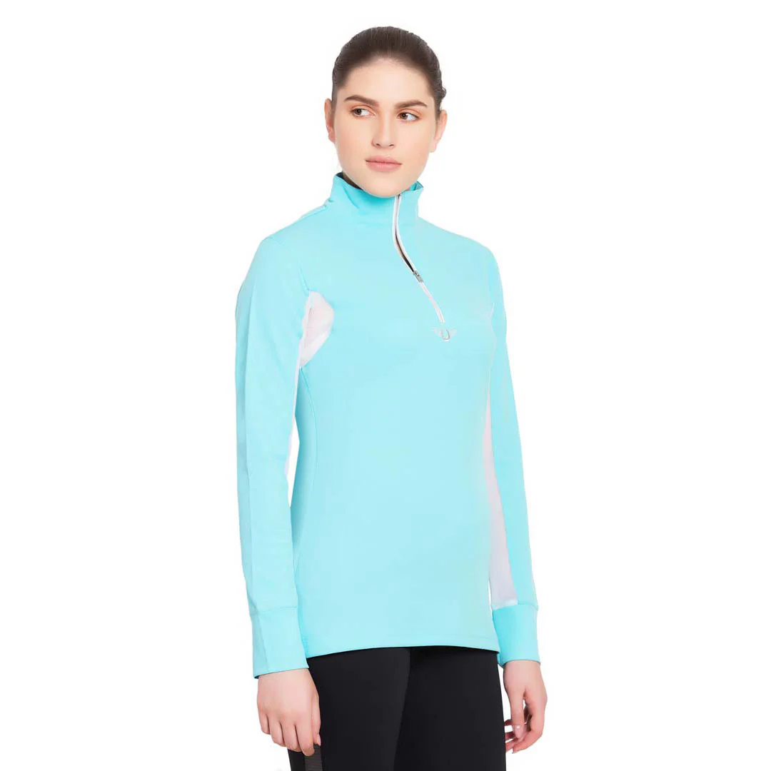 TuffRider Ladies Long Sleeve Ventilated Technical Sport Shirt – UV Protection, Quick-Dry, Mesh Undersleeves - Image 30