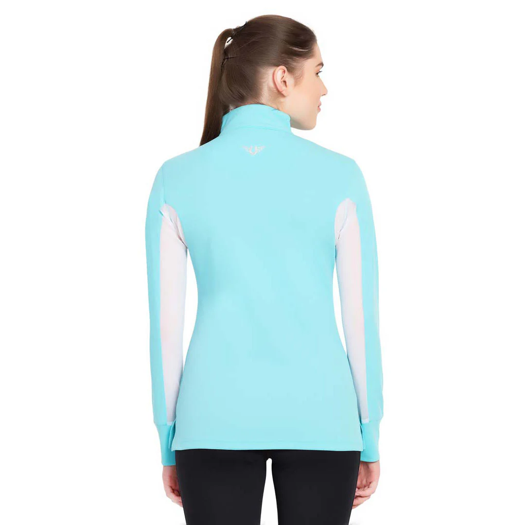 TuffRider Ladies Long Sleeve Ventilated Technical Sport Shirt – UV Protection, Quick-Dry, Mesh Undersleeves - Image 31