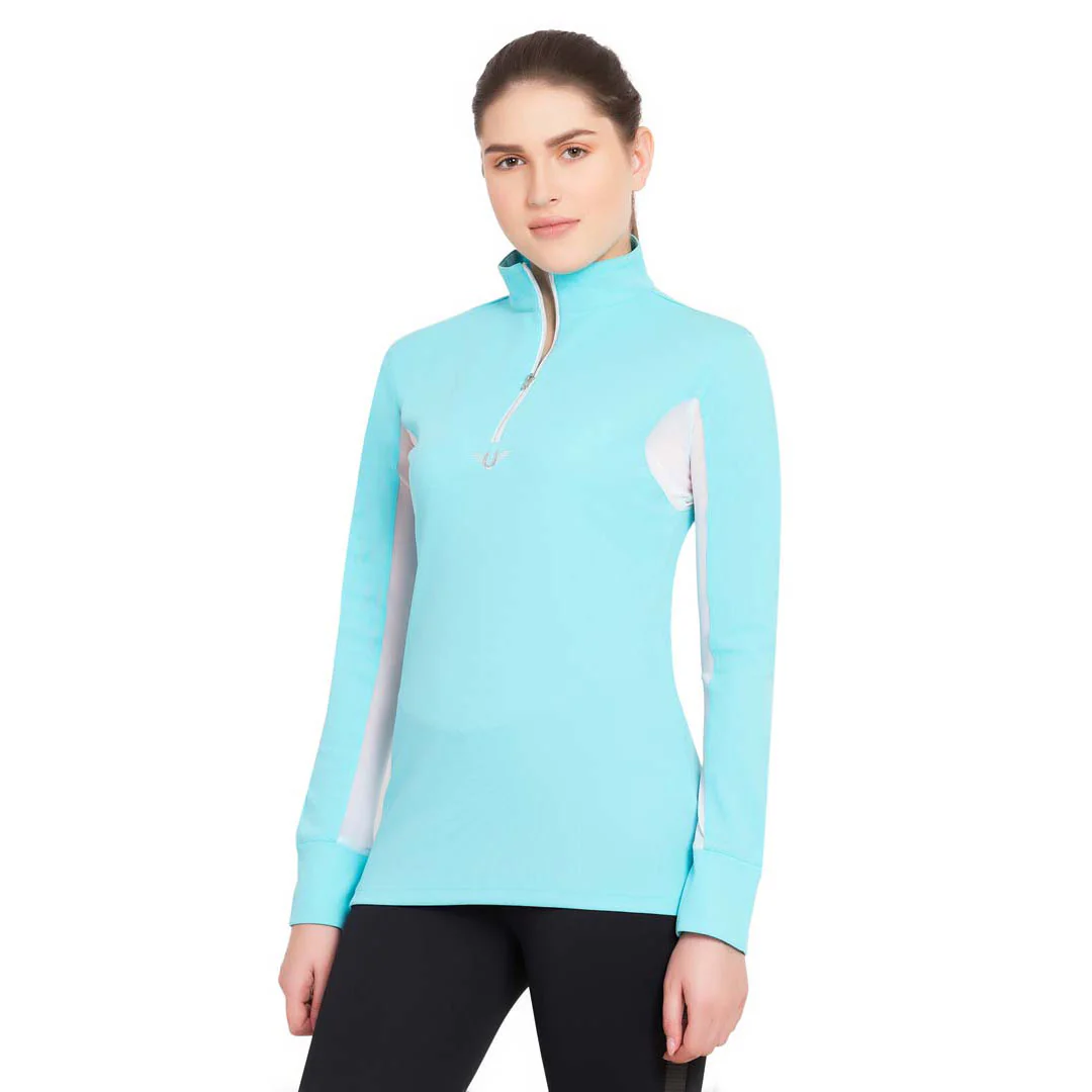 TuffRider Ladies Long Sleeve Ventilated Technical Sport Shirt – UV Protection, Quick-Dry, Mesh Undersleeves - Image 32