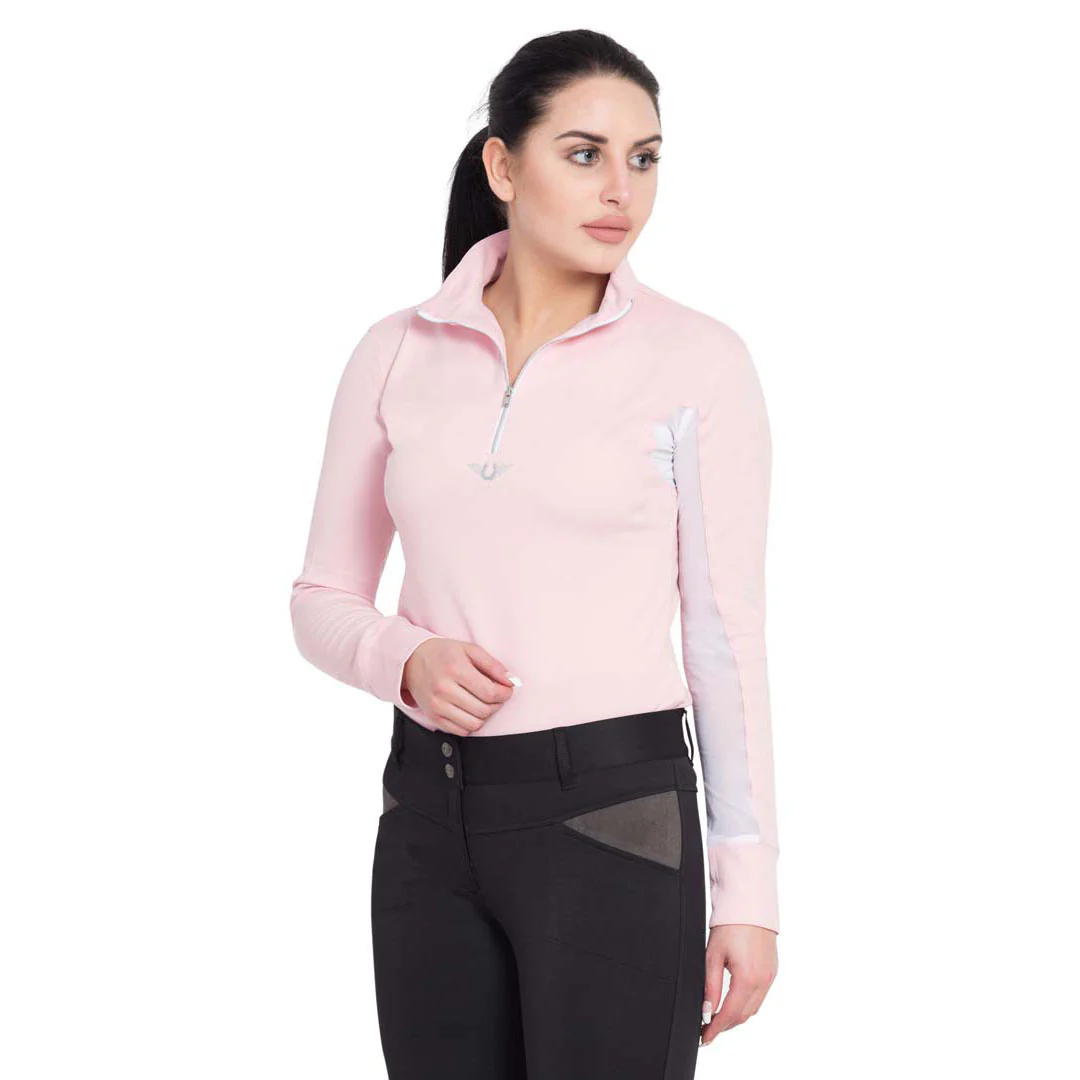 TuffRider Ladies Long Sleeve Ventilated Technical Sport Shirt – UV Protection, Quick-Dry, Mesh Undersleeves - Image 34