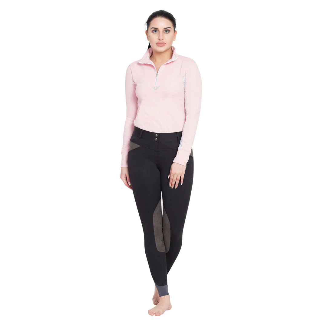TuffRider Ladies Long Sleeve Ventilated Technical Sport Shirt – UV Protection, Quick-Dry, Mesh Undersleeves - Image 38