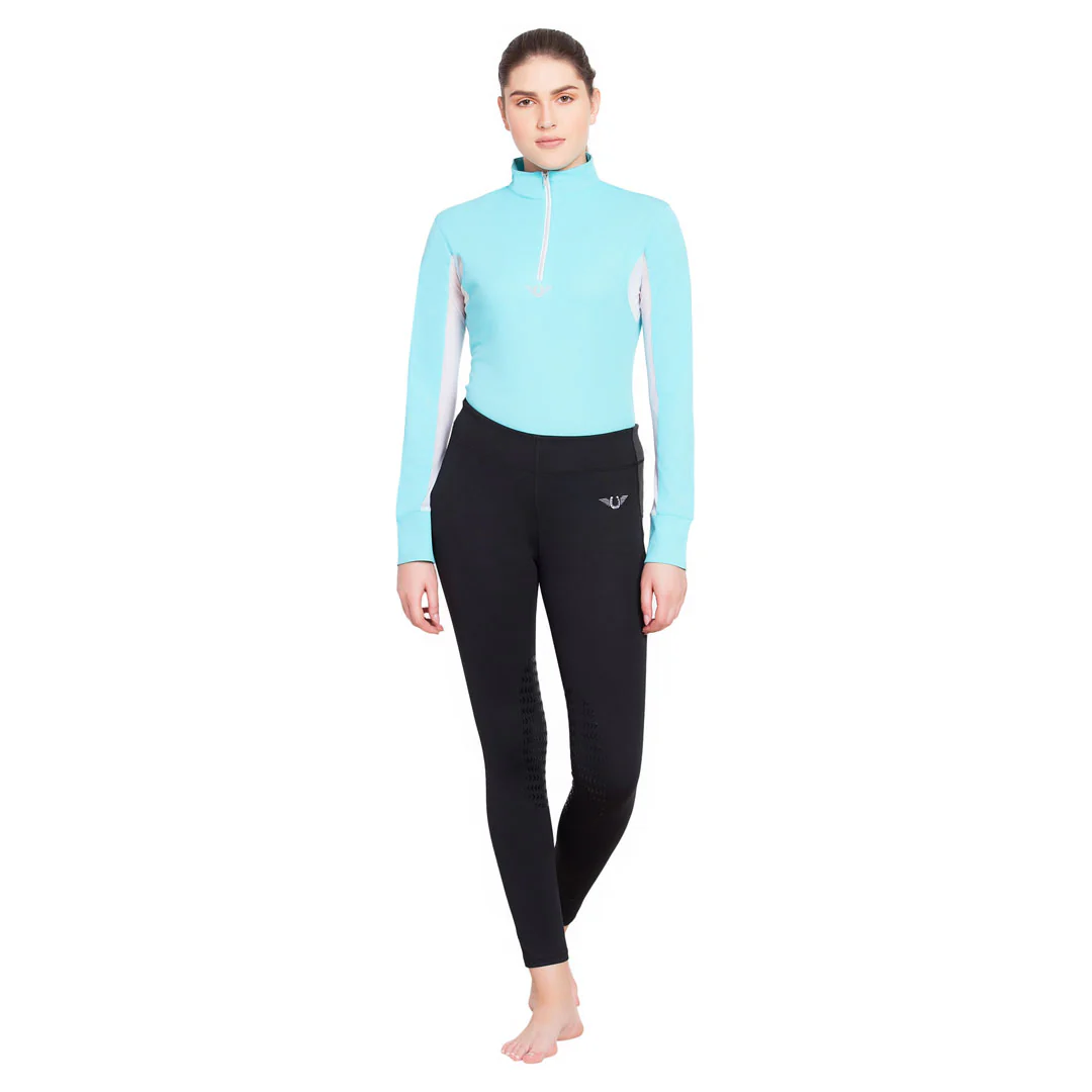 TuffRider Ladies Long Sleeve Ventilated Technical Sport Shirt – UV Protection, Quick-Dry, Mesh Undersleeves - Image 39