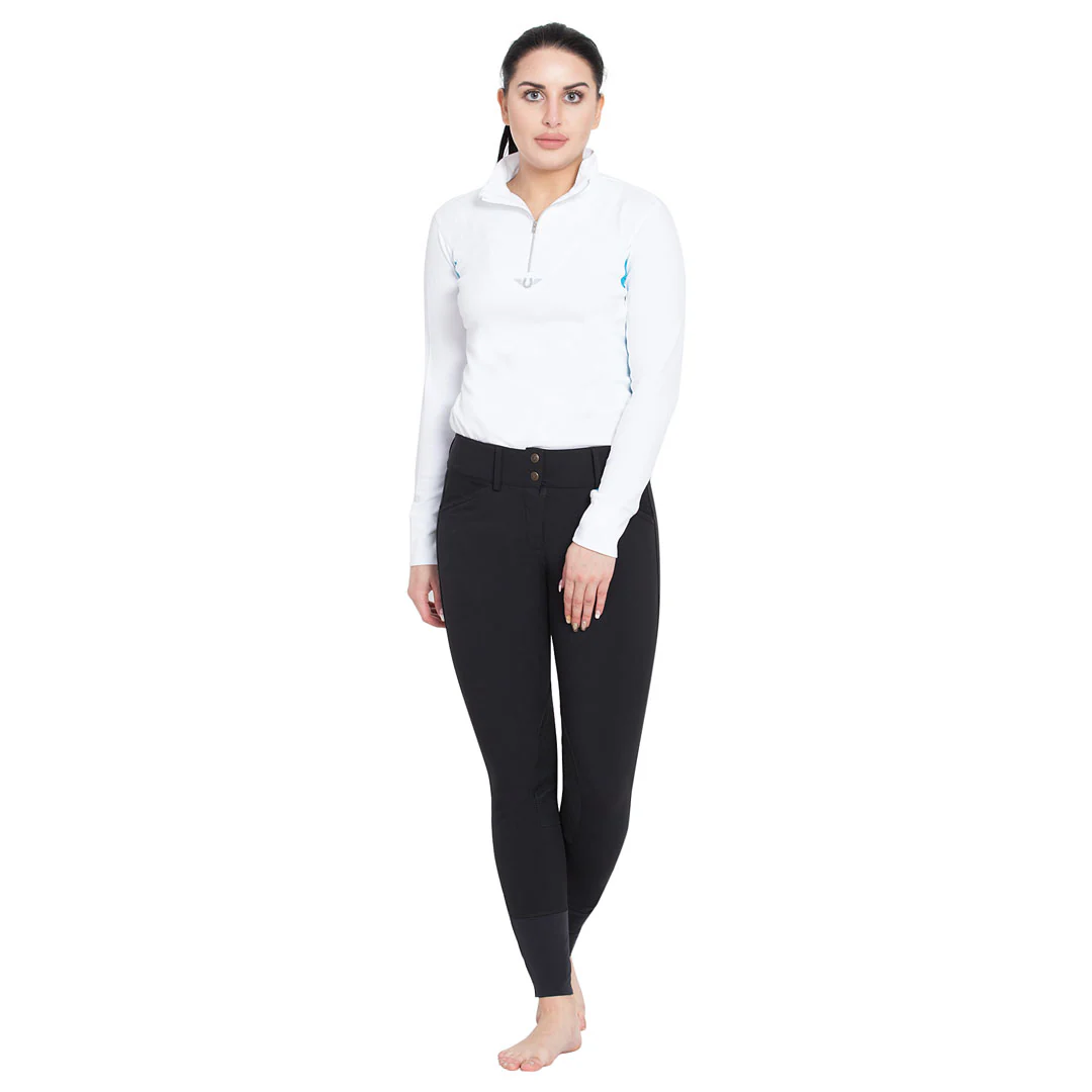 TuffRider Ladies Long Sleeve Ventilated Technical Sport Shirt – UV Protection, Quick-Dry, Mesh Undersleeves - Image 6