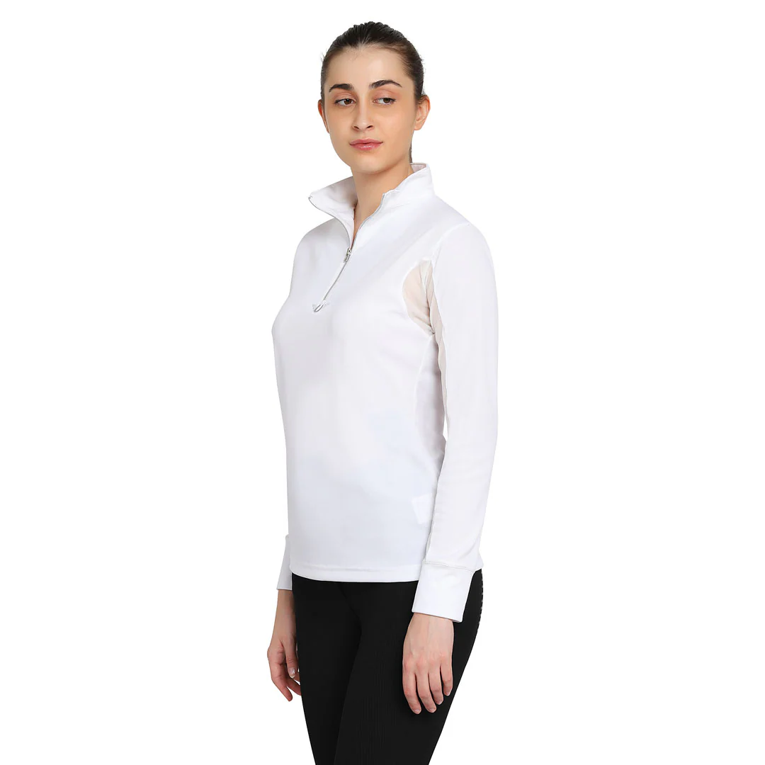 TuffRider Ladies Long Sleeve Ventilated Technical Sport Shirt – UV Protection, Quick-Dry, Mesh Undersleeves - Image 7