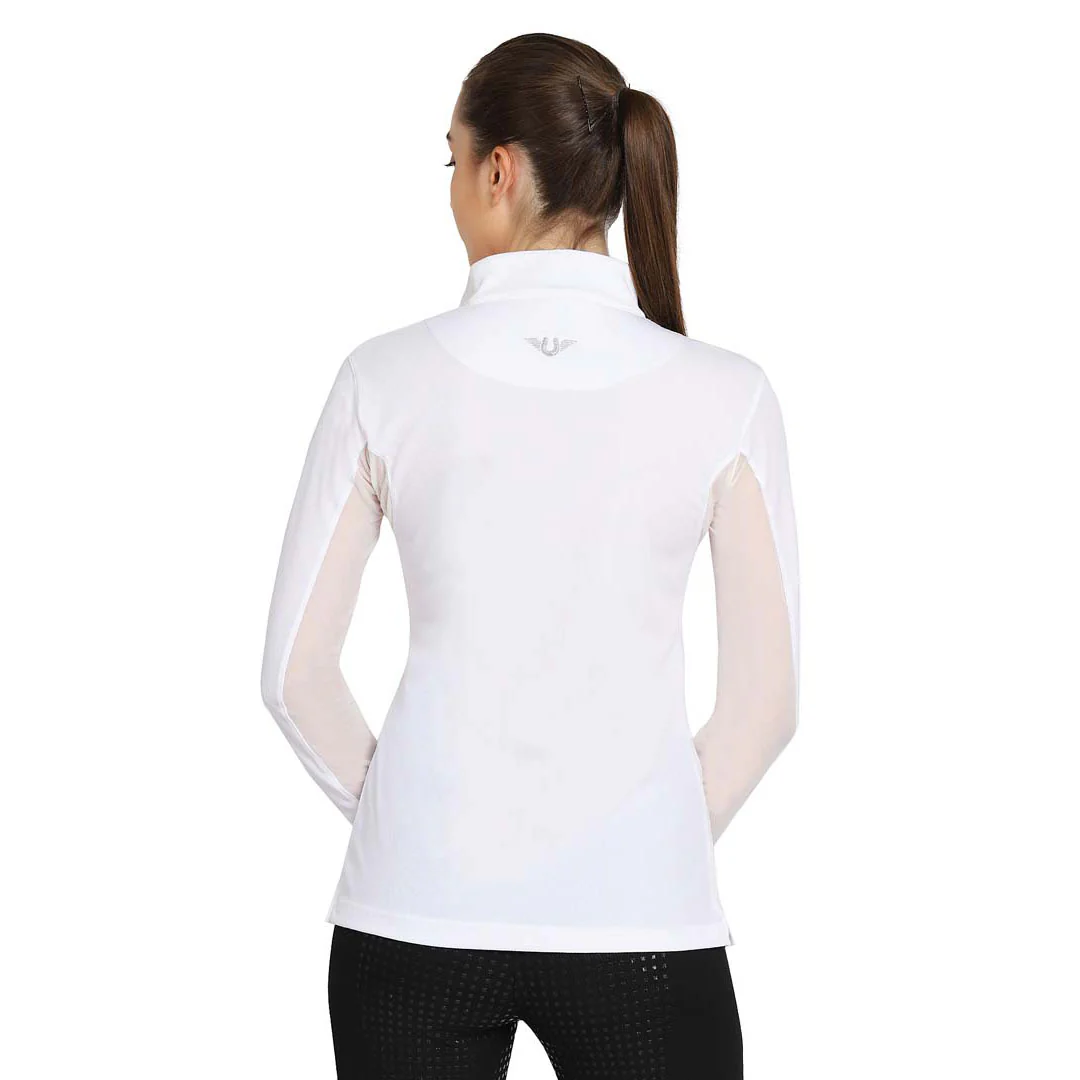 TuffRider Ladies Long Sleeve Ventilated Technical Sport Shirt – UV Protection, Quick-Dry, Mesh Undersleeves - Image 8