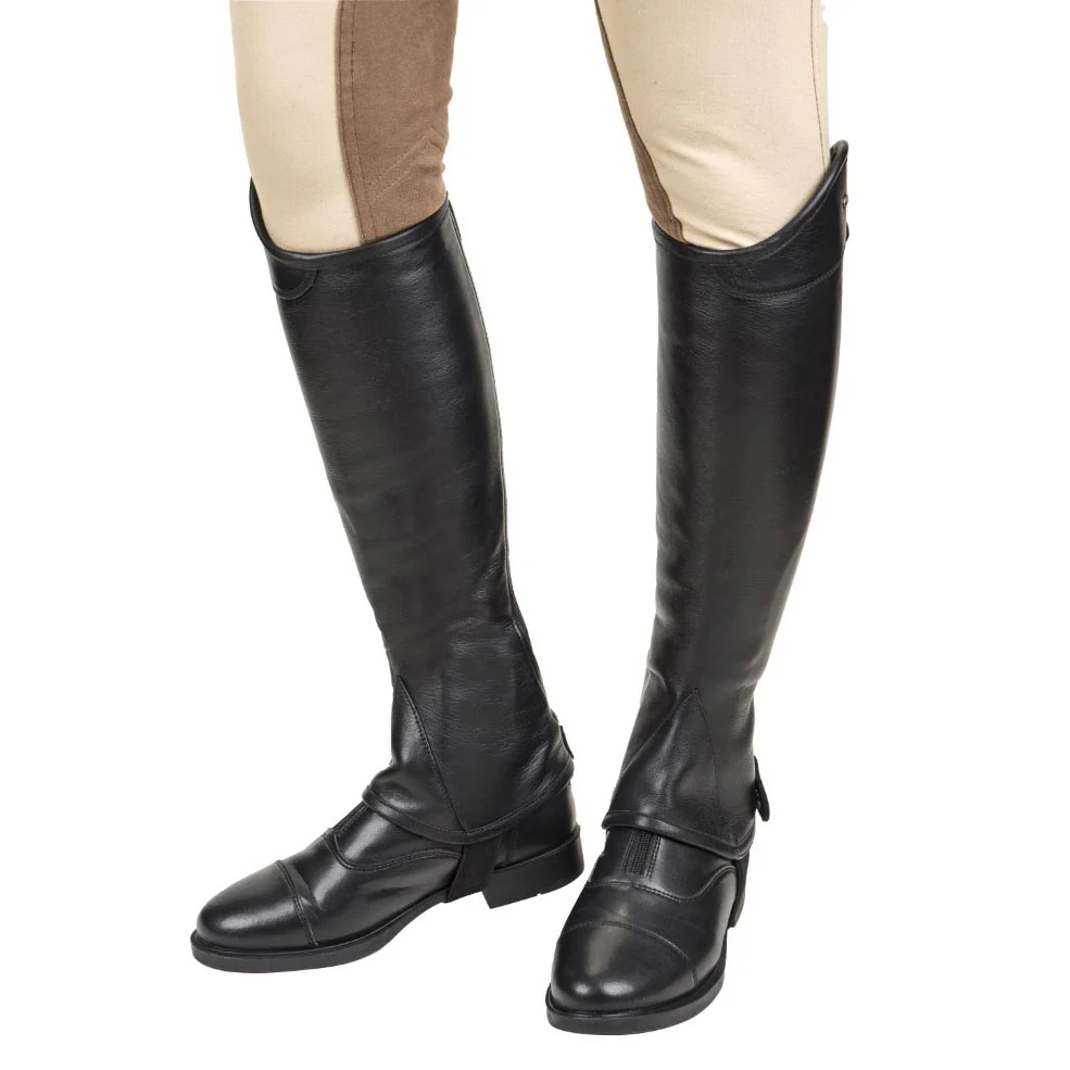 Lettia Adult London Leather Half Chaps - Image 2