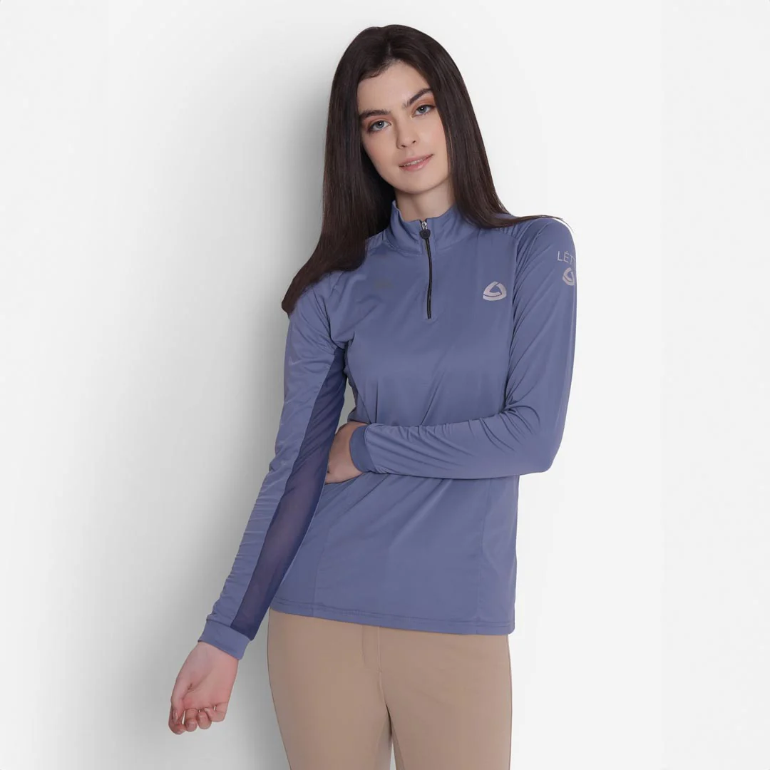 Lettia EquiFine Ladies Long Sleeve Sun Shirt - Image 2
