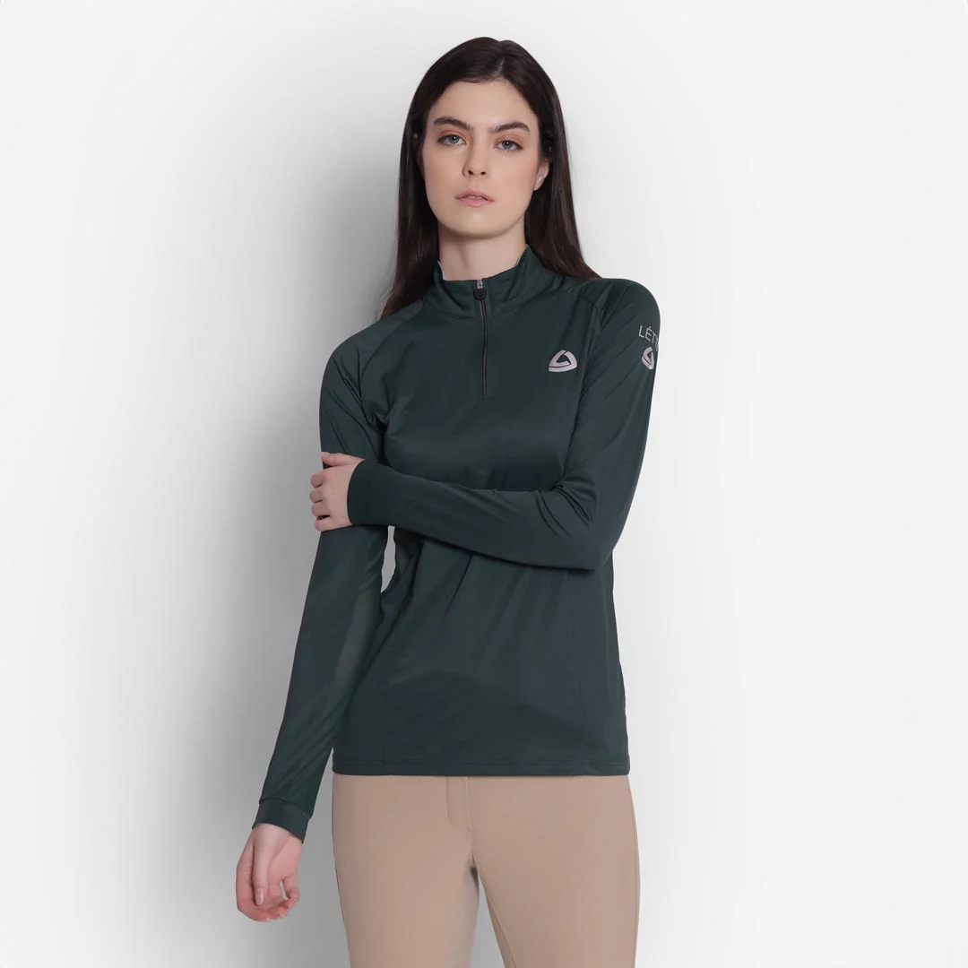 Lettia EquiFine Ladies Long Sleeve Sun Shirt - Image 3