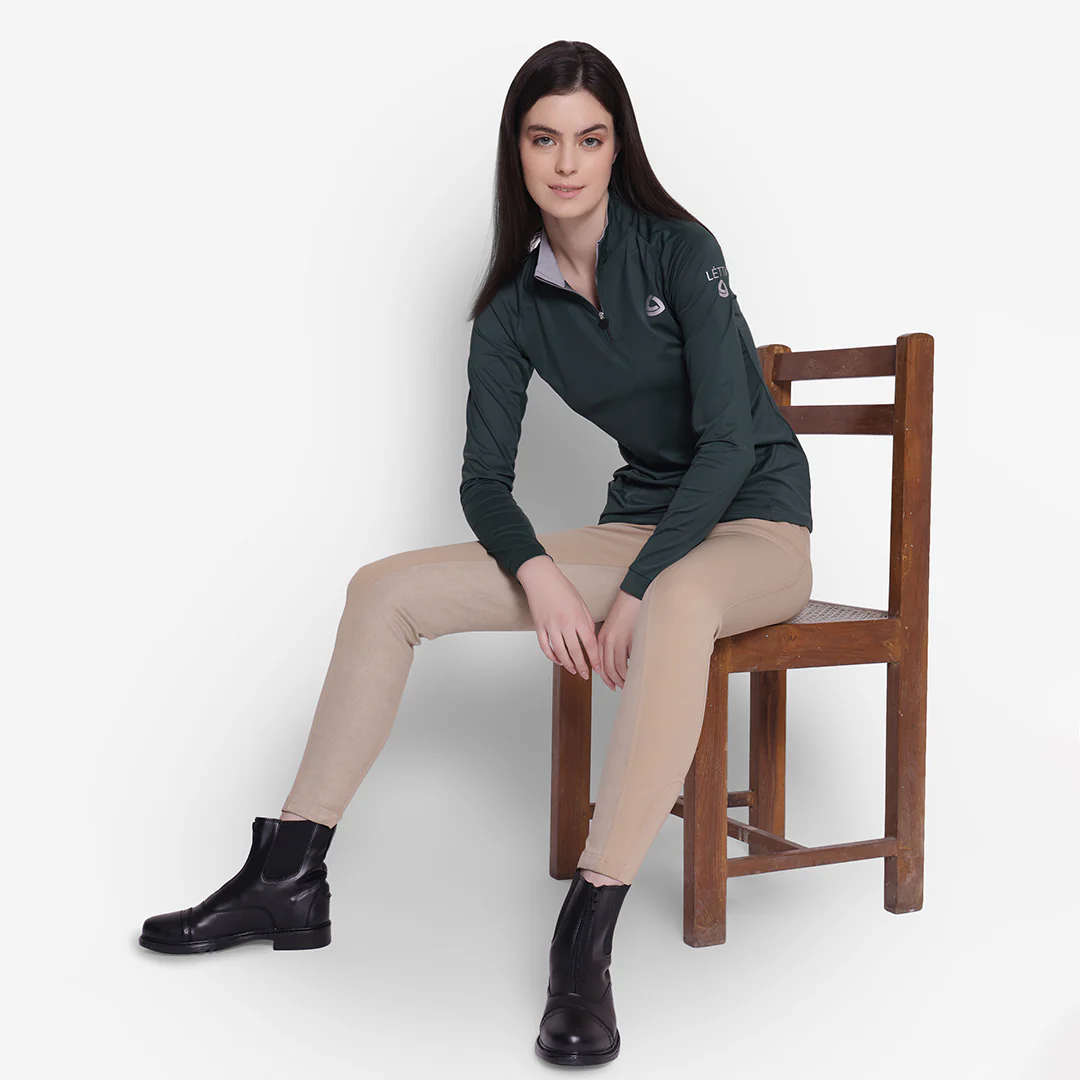 Lettia EquiFine Ladies Long Sleeve Sun Shirt - Image 4