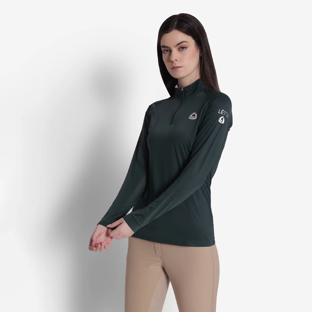 Lettia EquiFine Ladies Long Sleeve Sun Shirt - Image 6