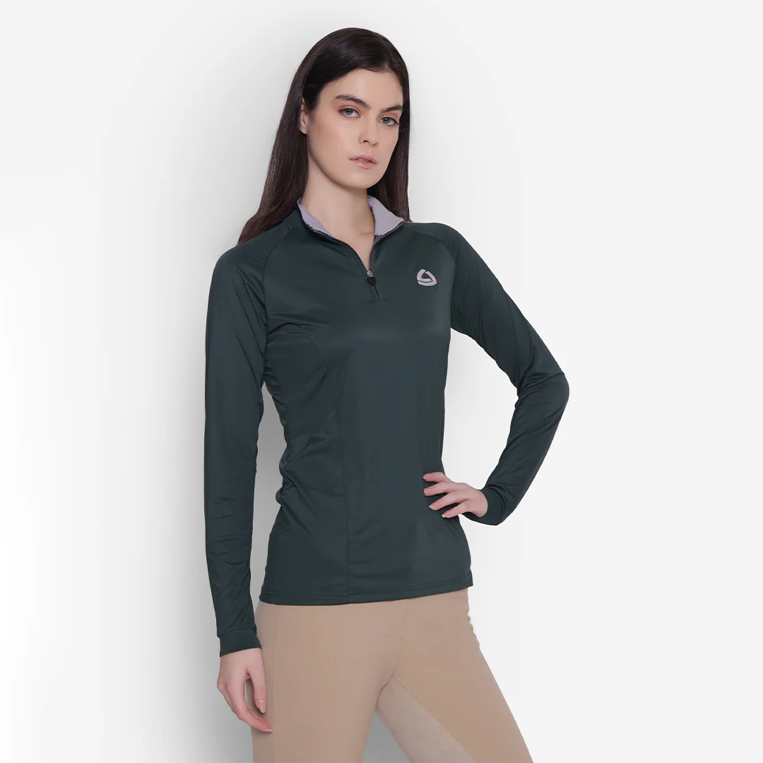 Lettia EquiFine Ladies Long Sleeve Sun Shirt - Image 7