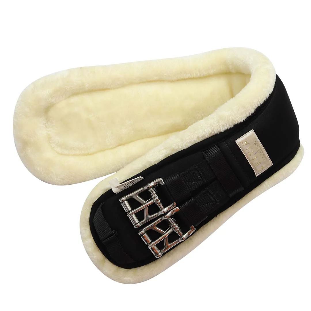 Lettia Memory Foam Dressage Sherpa Fleece Clik Girth - Image 5