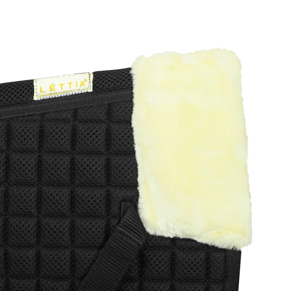 Lettia Coolmax Sherpa Quilted Half Pad w/ Trim - Image 4