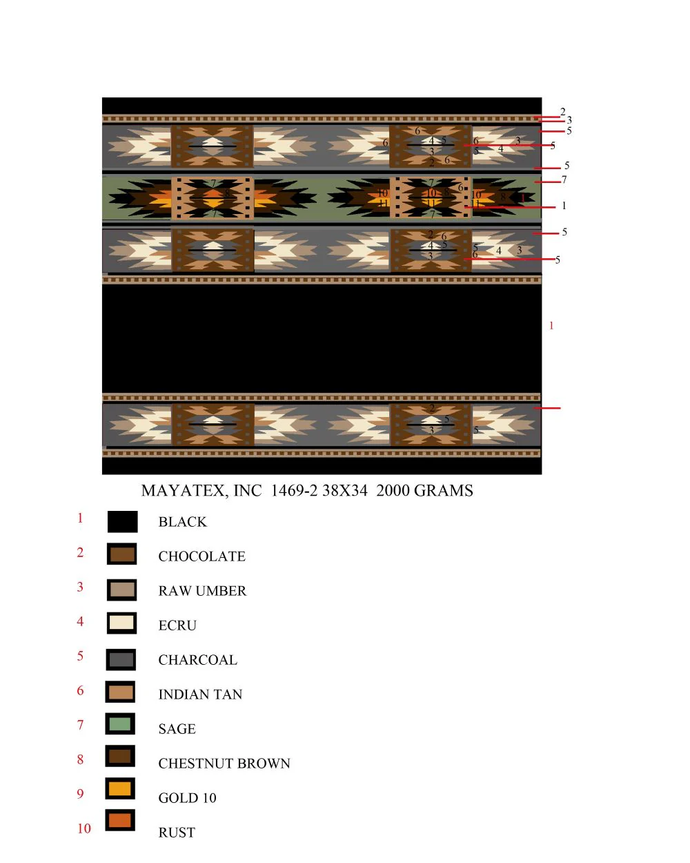 Mayatex Sand Hill Saddle Bankets - Image 2