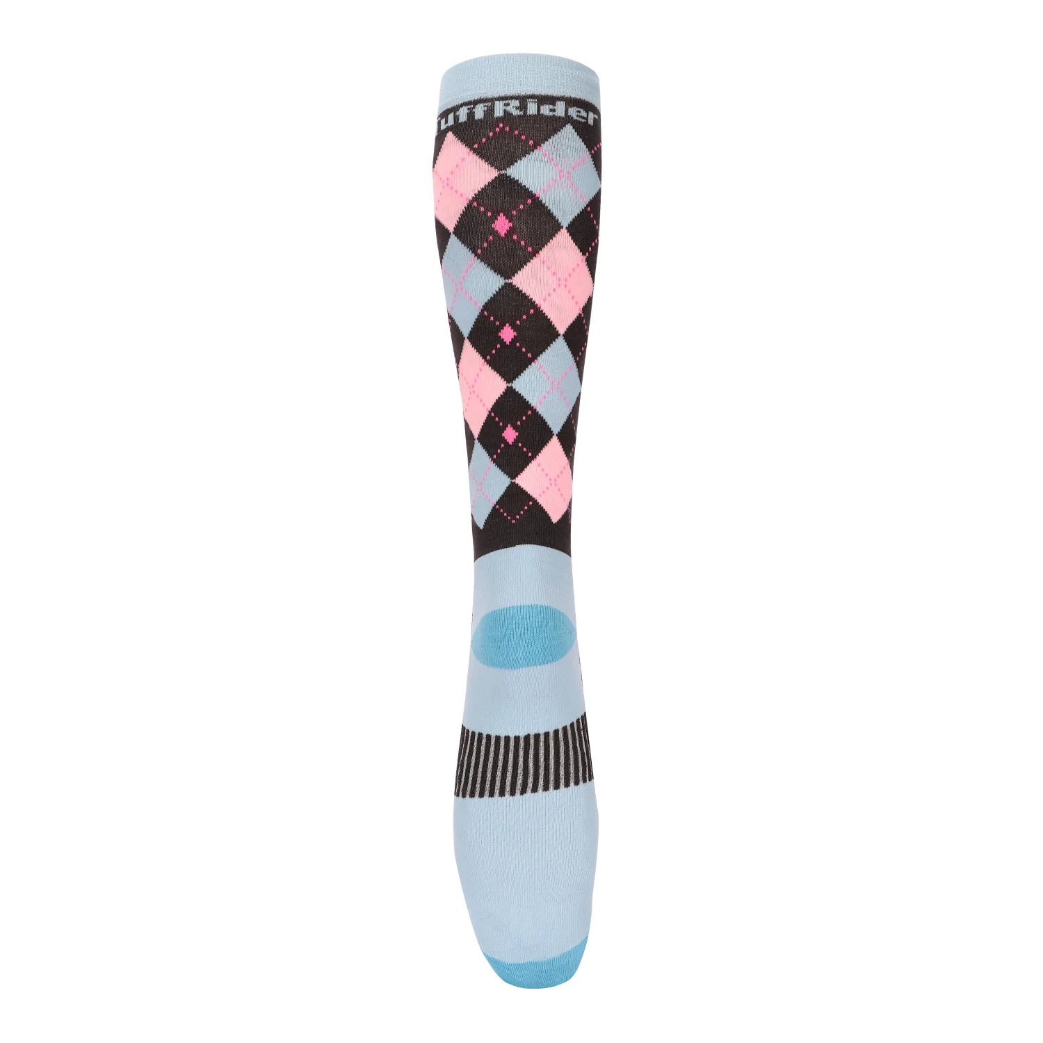 TuffRider NEON VENTILATED ARGYLE SOCKS - Image 6