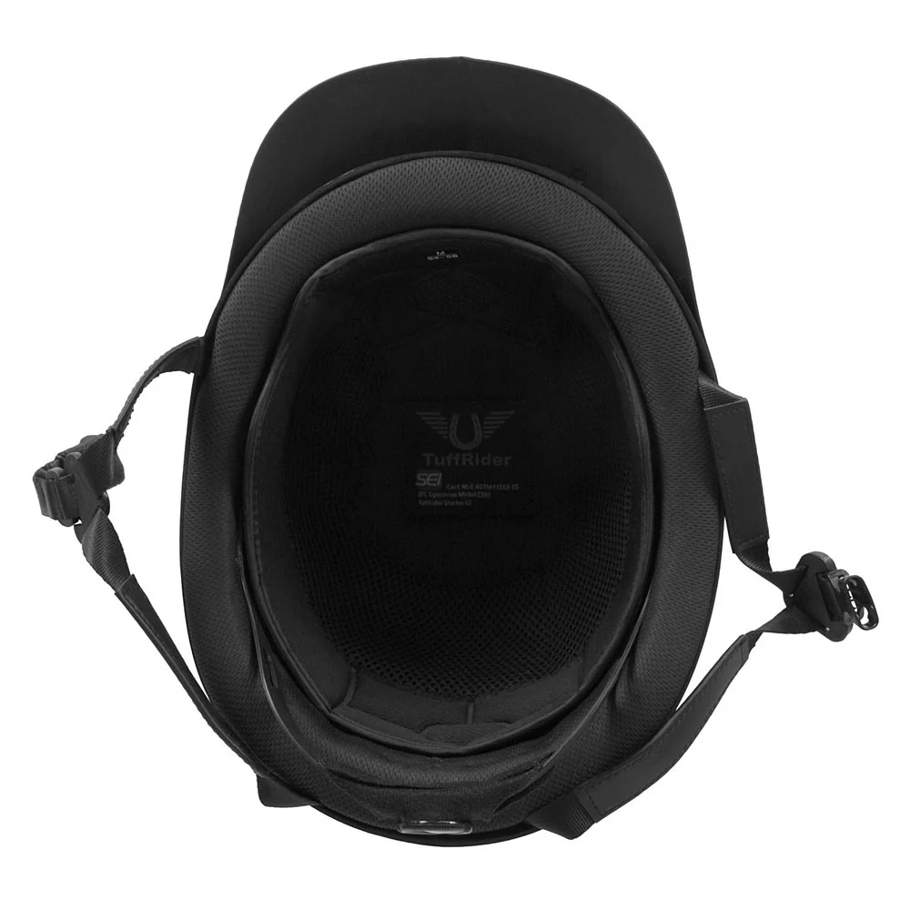 TuffRider Starter Helmet with Carbon Fiber Print Grill - Image 4