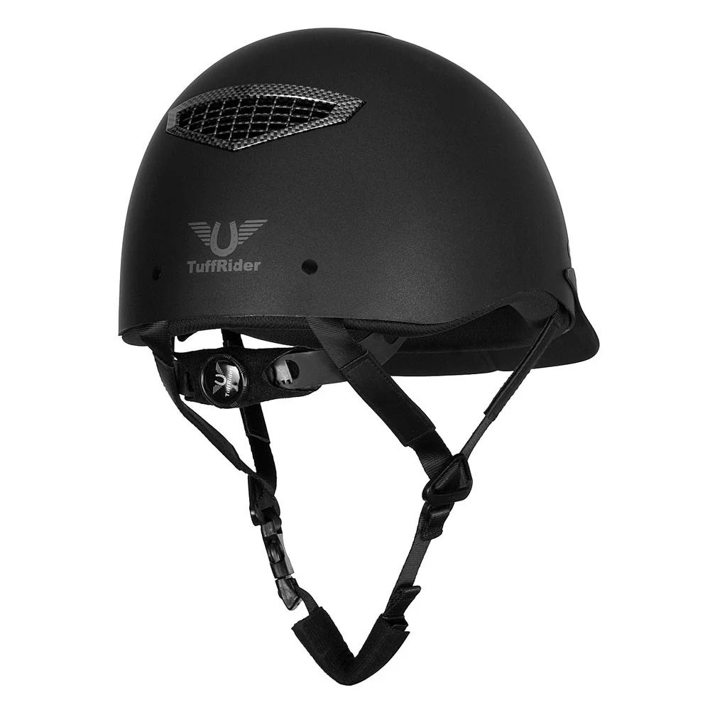 TuffRider Starter Helmet with Carbon Fiber Print Grill - Image 6