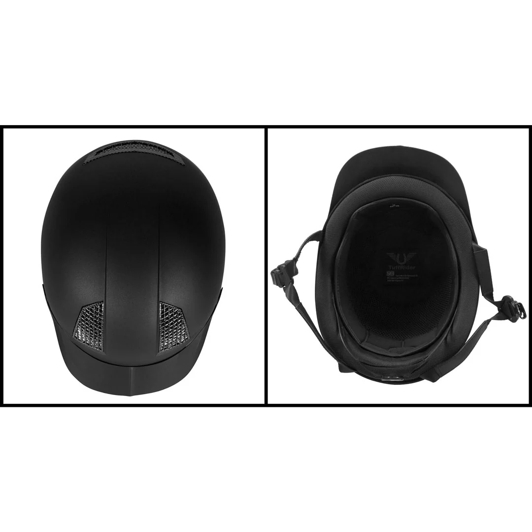 TuffRider Starter Helmet with Carbon Fiber Print Grill - Image 8