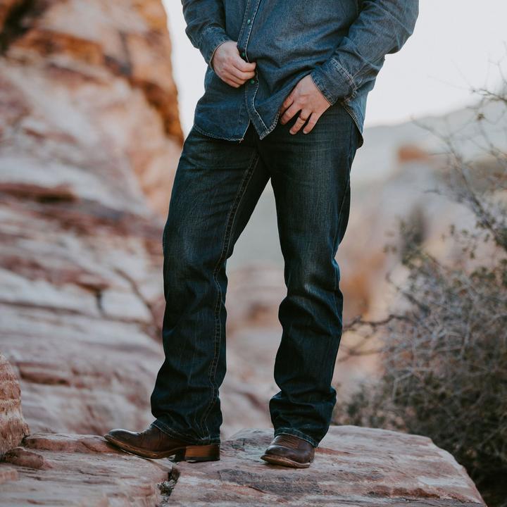 Stetson Men's 1312 Fit Jeans With A Pieced Back Pocket - Image 2