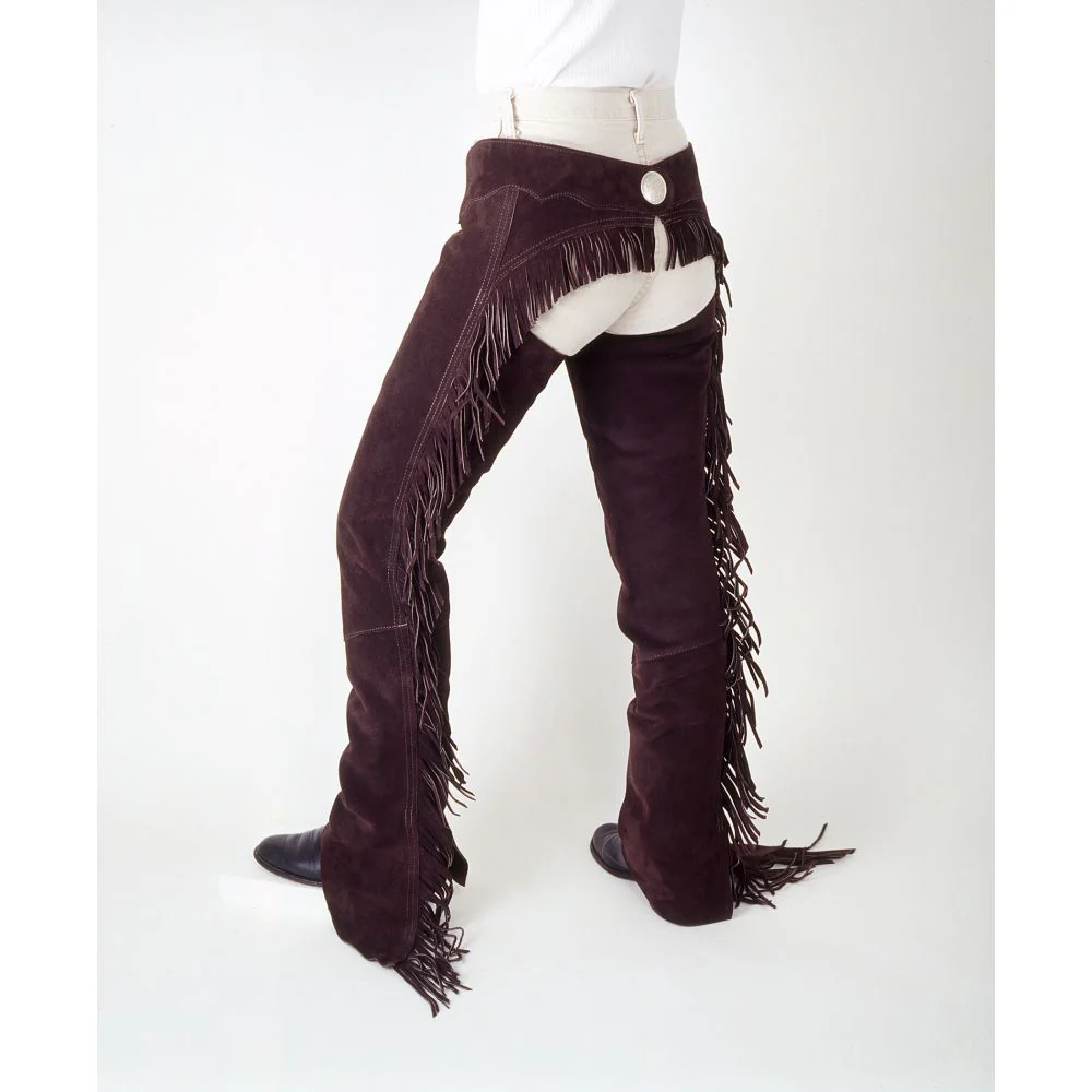 Tough-1 Suede Equitation Chaps - Image 5