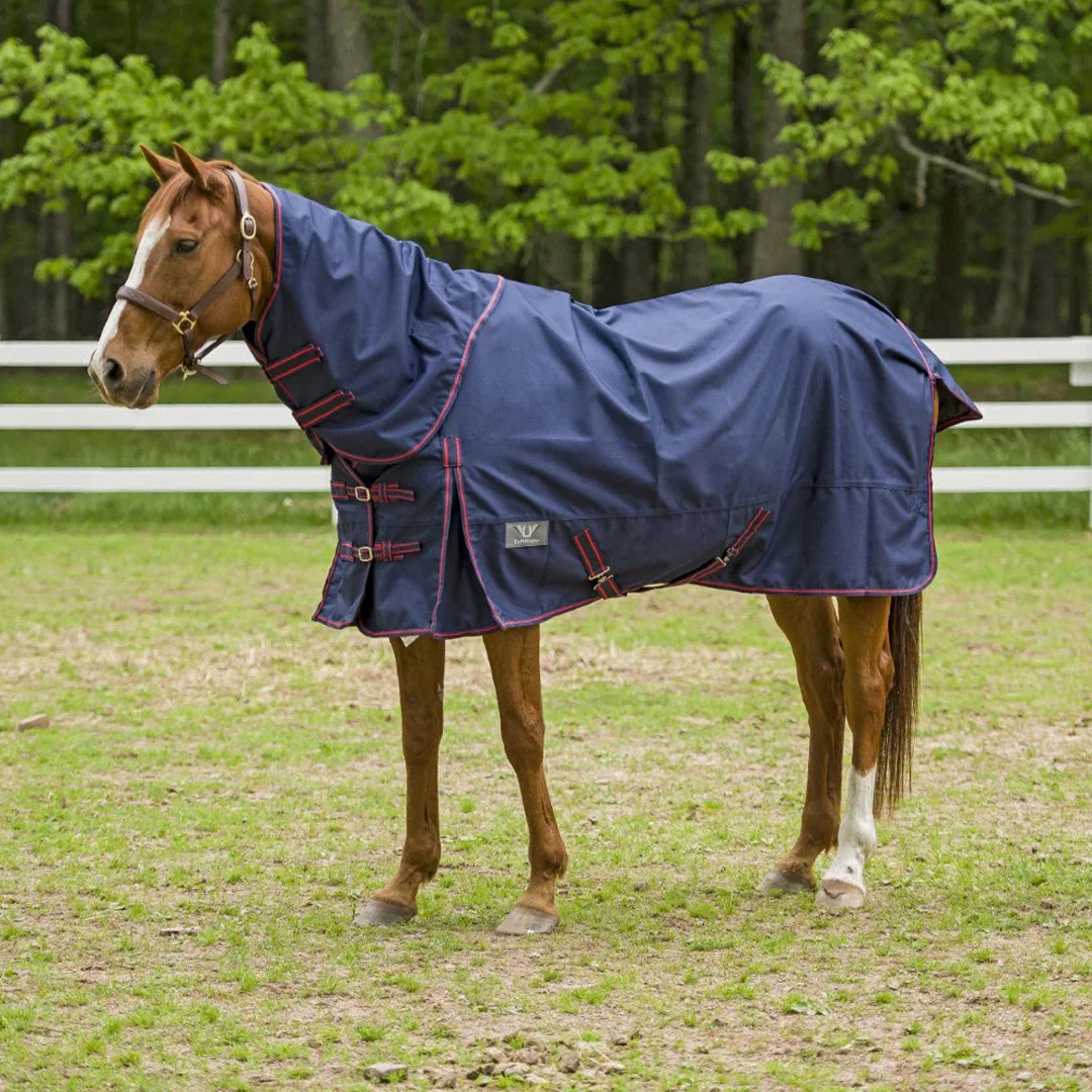 TuffRider 1200 D Comfy Detachable Neck Ripstop Turnout Sheet - Image 6