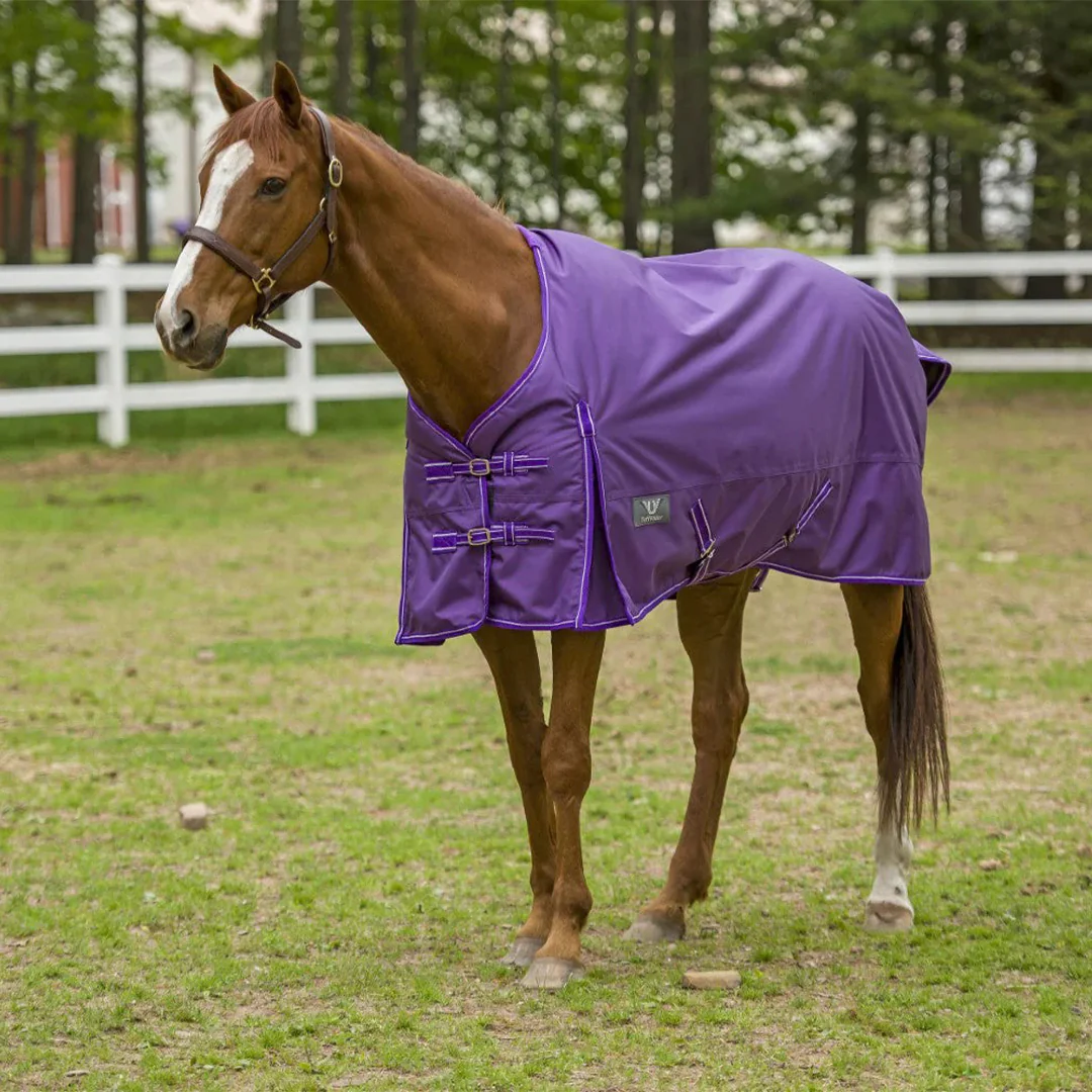 TuffRider 1680 D Super Comfy Winter Ripstop Turnout Blanket Medium Weight 200 GSM Standard Neck - Image 3