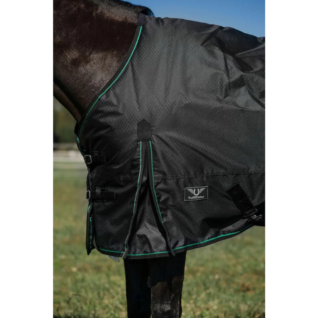 TuffRider 600D RipStop Waterproof/Breathable  Comfy Winter Turnout Blanket Medium Weight 200 GSM Standard Neck - Image 2