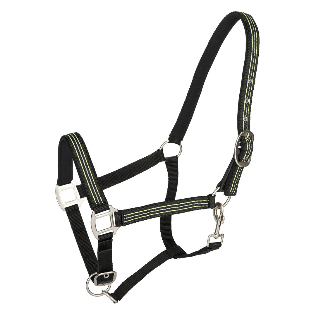 TuffRider Adjustable Nylon Breakaway Halter w/ Padded Crown and Nickel Hardware - Image 2