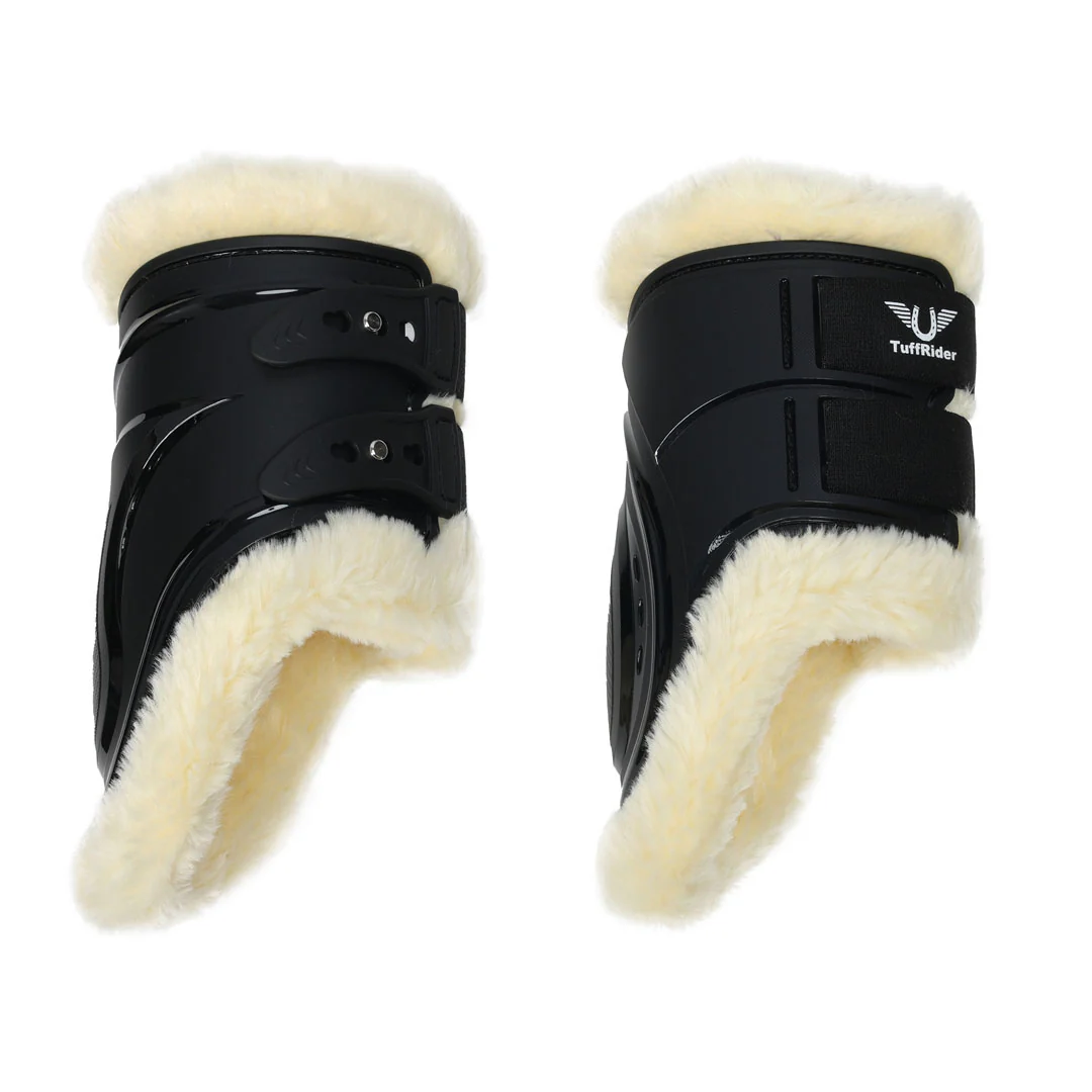 TuffRider Airflow Iron Man Sherpa Fleece Fetlock Boots - Image 3