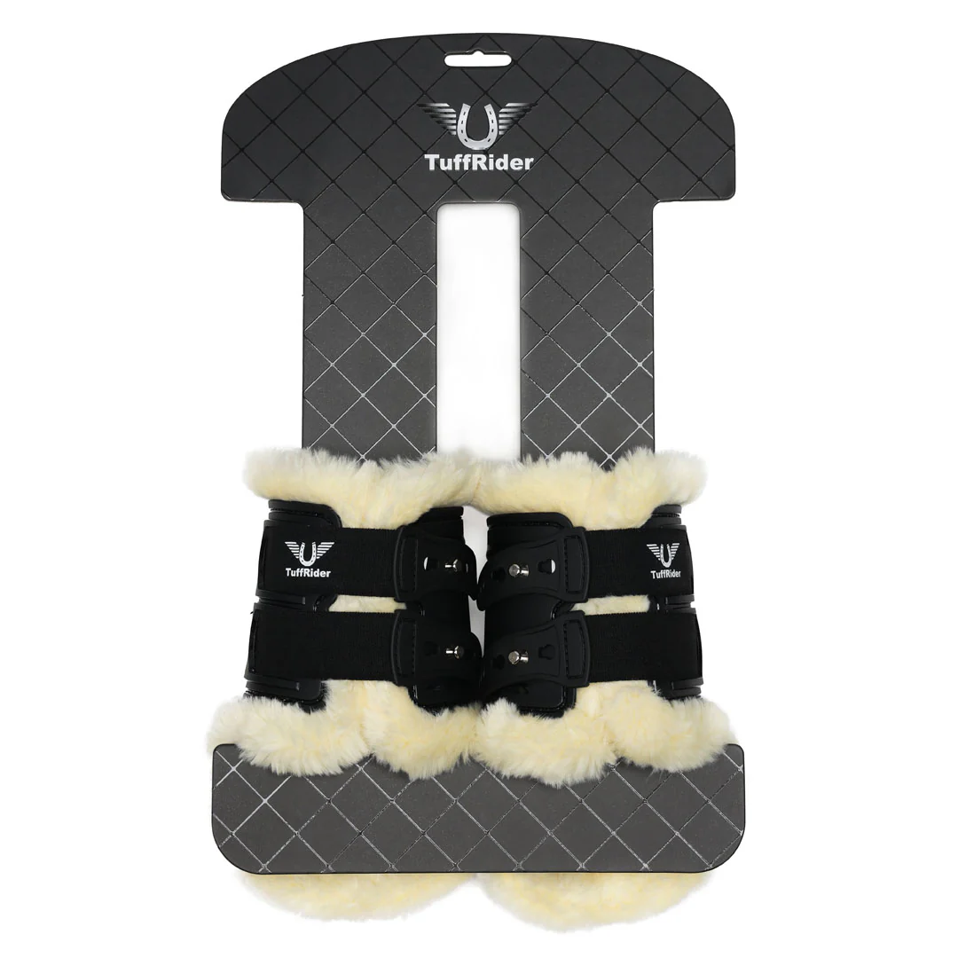 TuffRider Airflow Iron Man Sherpa Fleece Fetlock Boots - Image 4