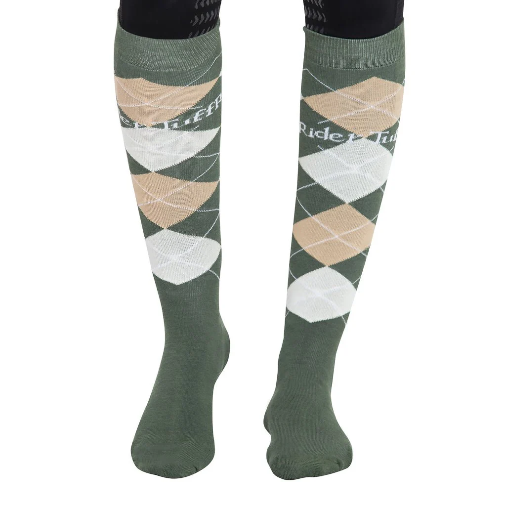 TuffRider Argyle Knee Hi Socks - Image 10