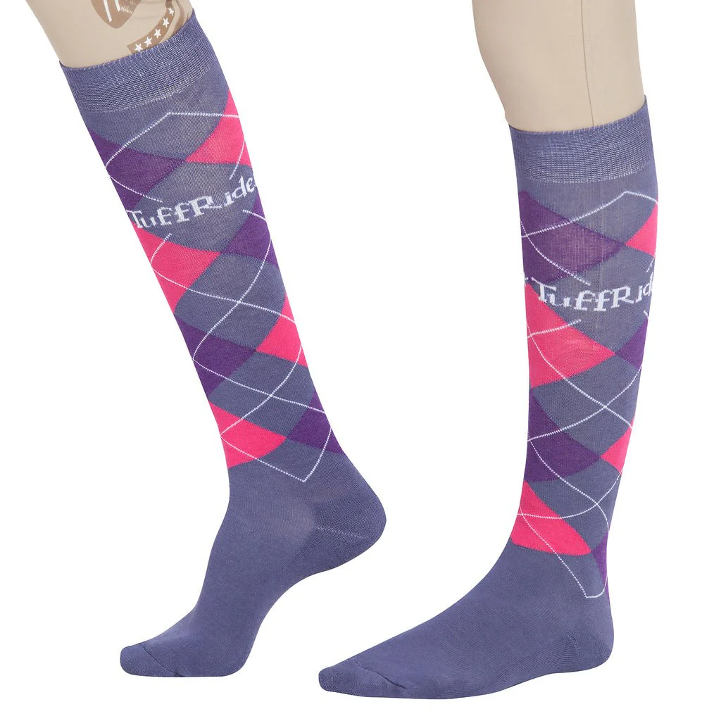 TuffRider Argyle Knee Hi Socks - Image 13