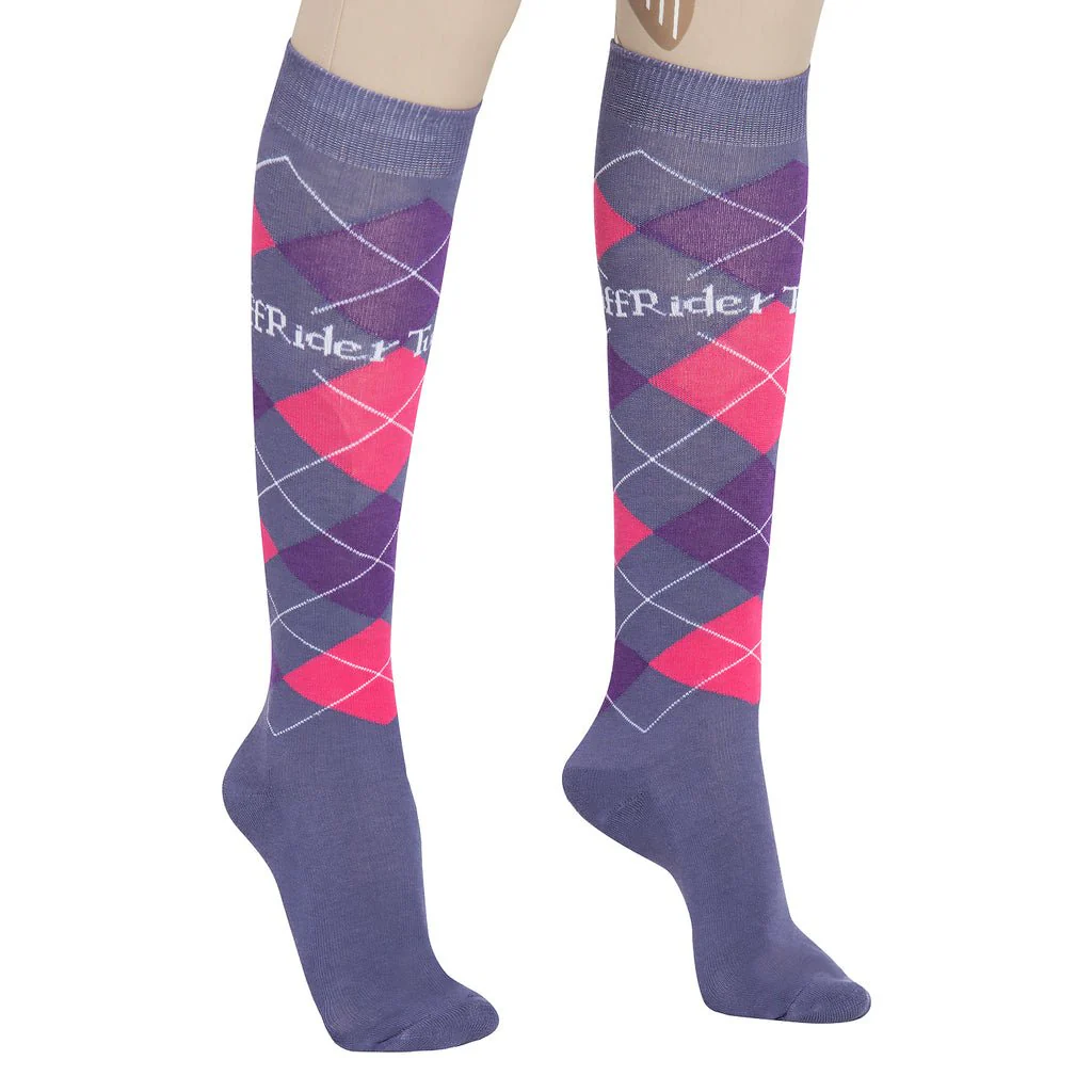 TuffRider Argyle Knee Hi Socks - Image 15