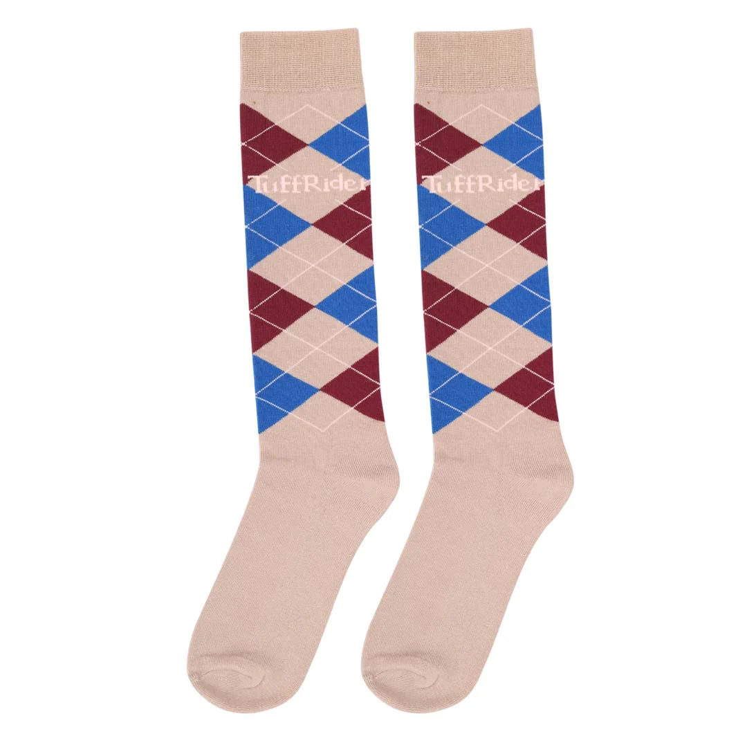 TuffRider Argyle Knee Hi Socks - Image 26