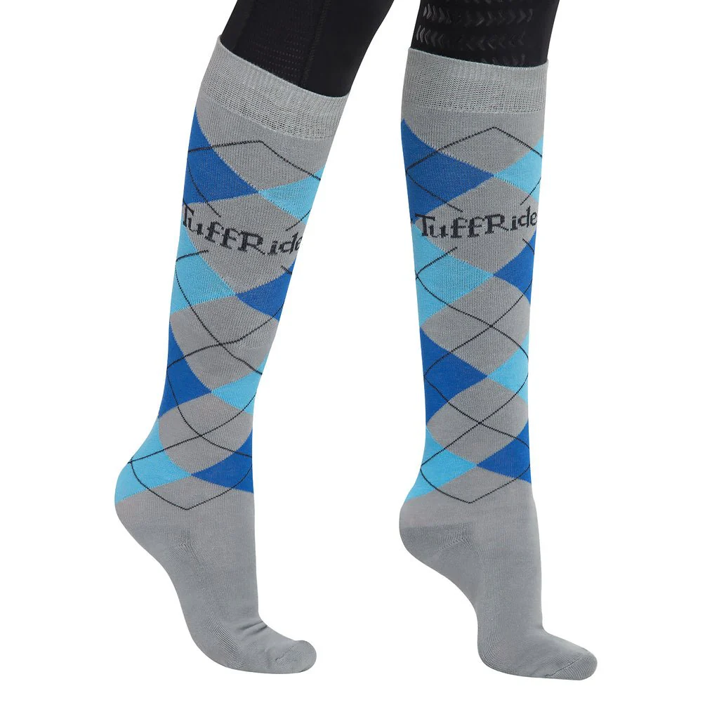 TuffRider Argyle Knee Hi Socks - Image 3