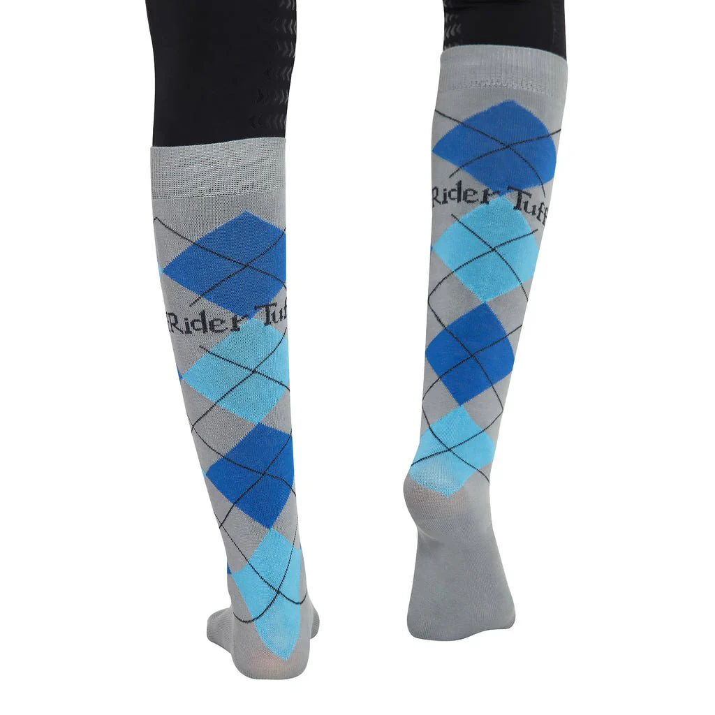 TuffRider Argyle Knee Hi Socks - Image 4