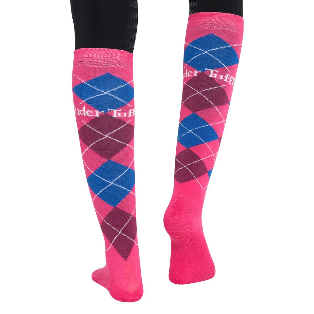 TuffRider Argyle Knee Hi Socks - Image 8